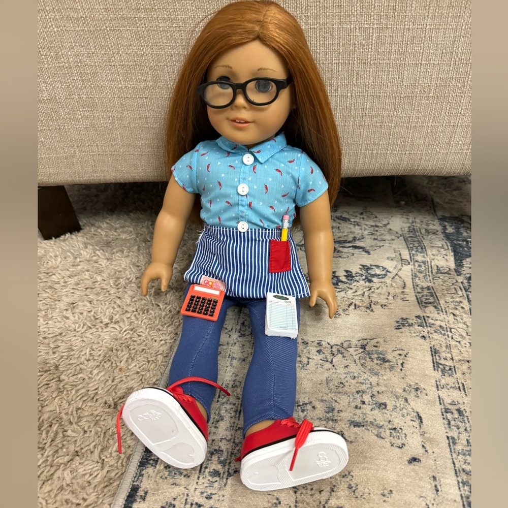 American girl Waitress Outfit